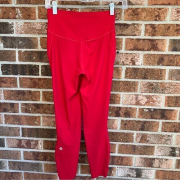 Lululemon  * Base Pace High-Rise Tight   Laggings 23" Dark Red 2022 EUC - Picture 2 of 15